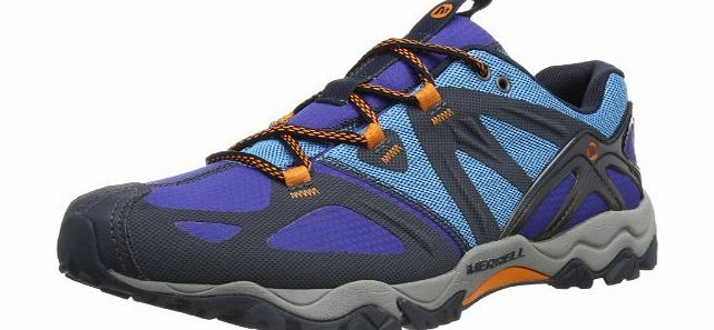 Merrell Mens Grassbow Sport Trekking and Hiking Boots J24629 Navy/Orange 9 UK, 43.5 EU