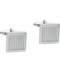 Mesh Design Square Cuff Link