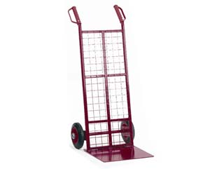 Mesh straight back sack truck