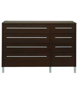 Messina Chest of Drawers 4   4 - Dark Maple