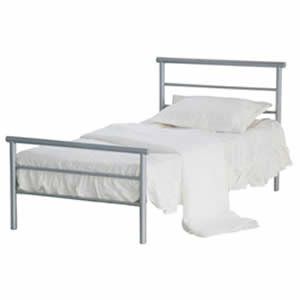 Contract 3FT Single Metal Bedstead