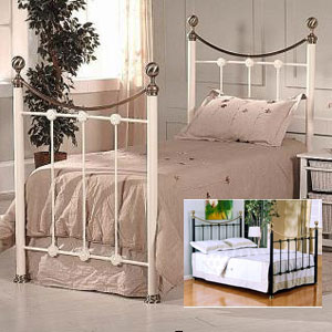 Oxford 3FT Single Metal Bedstead