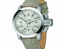 Metal CH Mens Initial Grey Watch