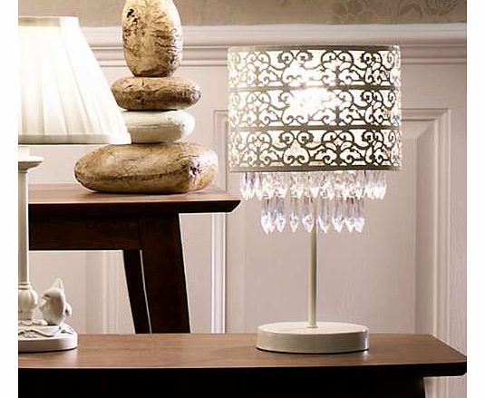 Metal Cut Out Table Lamp