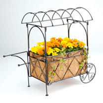 Metal Market Cart Planter