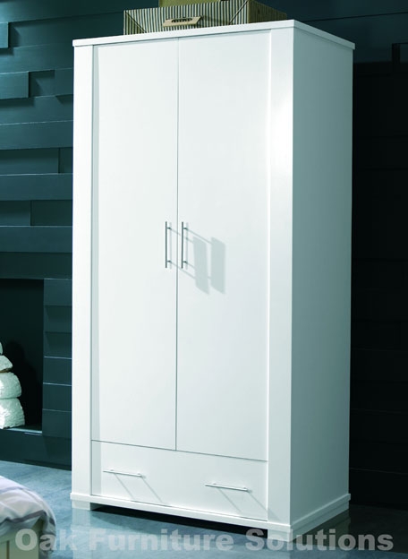 Metro White Double Wardrobe