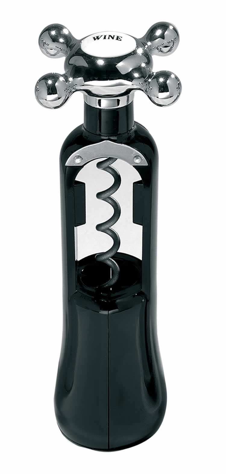 METROKANE Faucet Self Pulling Corkscrew black