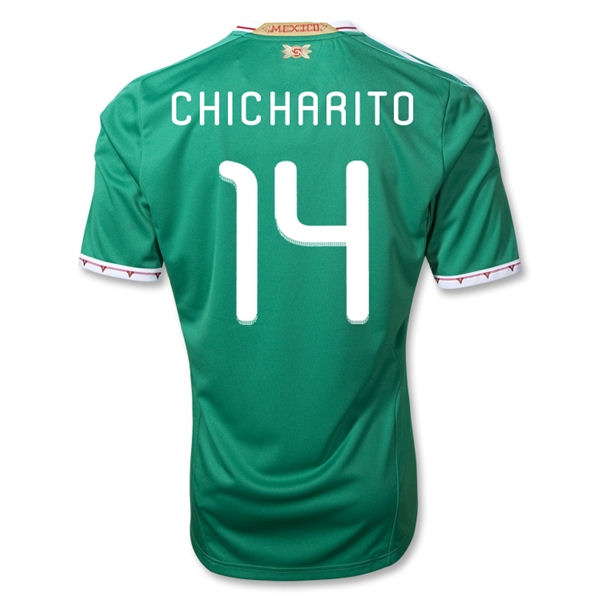 Mexico Adidas 2011-12 Mexico Adidas Home Shirt (Chicharito 14)