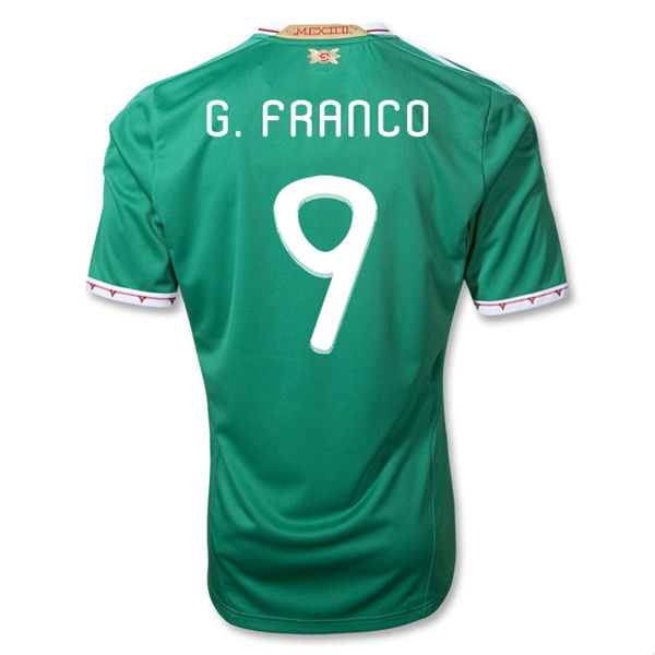 Mexico Adidas 2011-12 Mexico Adidas Home Shirt (G.Franco 9)