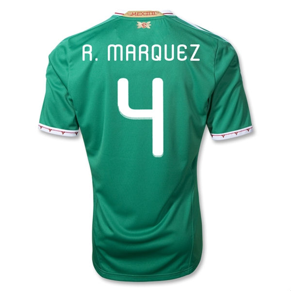 Mexico Adidas 2011-12 Mexico Adidas Home Shirt (R.Marquez 4)