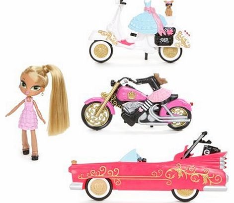 MGA Entertainment BRATZ KIDZ SASSY STYLE SNAP ON TYLIN RIDES VEHICLES WITH FIANNA DOLL