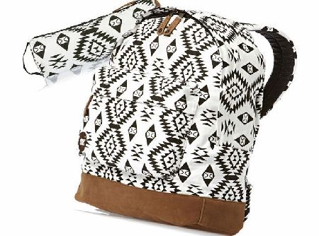 Mi-Pac Native Backpack   Pencil Case - Black/white