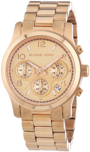 Ladies Rose Gold Chronograph Bracelet Watch MK5128