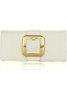 Michael Kors Sutton leather clutch