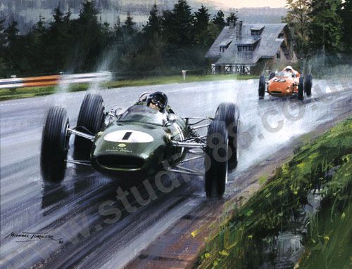 Michael Turner Clark Supreme - Jim Clark Print