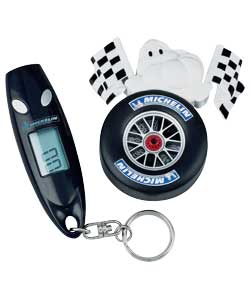 Digital Tyre Pressure Gauge and Air Freshener Set