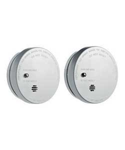 4in Smoke Alarm Twin Pack