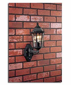 Micromark Connaught Black Security Lantern with PIR