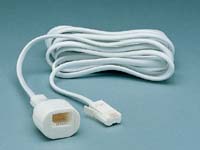 Micromark Three metre telephone extension cord, EACH