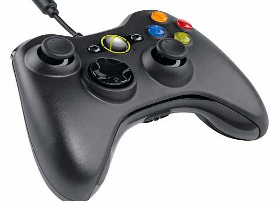 Microsoft Xbox 360 Wired Controller - Black