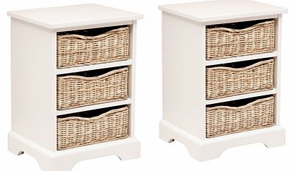 Middleton Ivory Set of 2 Bedside Cabinets 603.032