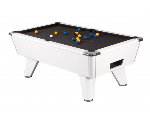 Mightymast Leisure MIGHTYMAST Winner 7ft Slate Bed English Pool Table, White