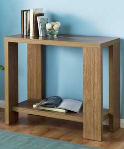 Milan Console Oak Table