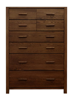 milan Dark Oak 4   2   2 Drawer Chest of Drawers