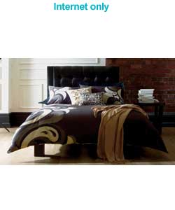 milan Duvet Set Charcoal - Double