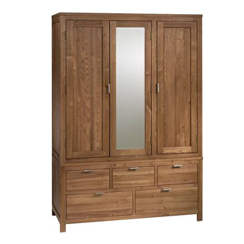 Milan Furniture Range Milan Triple Wardrobe