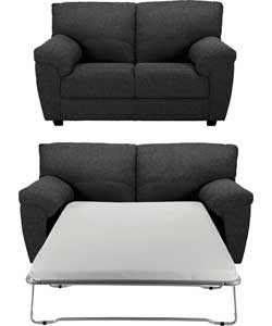 Fabric Sofa Bed and Regular Sofa - Black