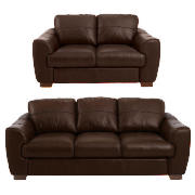 large & regular sofa, chocolate