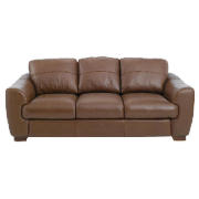 large Leather Sofa, Cognac