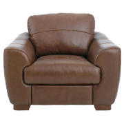 Milano Leather Armchair, Cognac