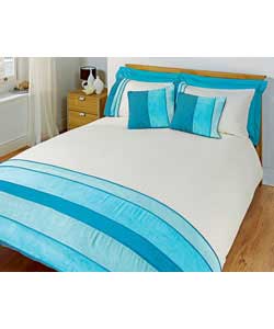 miller Suede Kingsize Bed Set - Teal