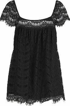 Eyelash babydoll top