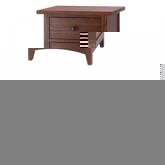 milton 5 Drawer Slim Chest Walnut