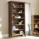 Tall Slim Bookcase Walnut