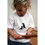 Boy And Dog Short-Sleeved T-Shirt