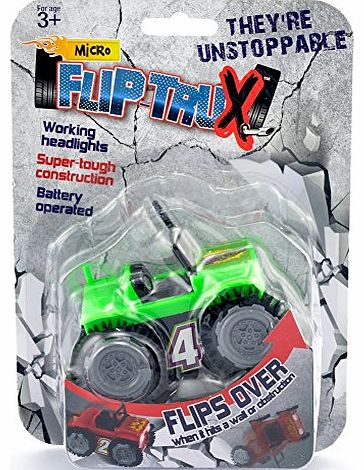 MIN MICRO STUNT FLIP CAR TRUCK TOY KIDS BOYS GIFT FUN LIGHTS FAST PLAY BATTERY NEW