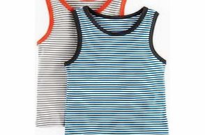 Mini Boden 2 Pack Vests, Elephant/Cobalt,Sky/Navy 34236240