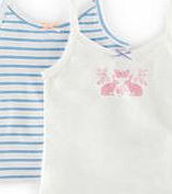 Mini Boden 2 Pack Vests, Secret Garden 34572354