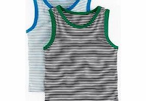 Mini Boden 2 Pack Vests, Sky/Navy,Elephant/Cobalt 34236315