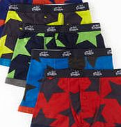 Mini Boden 5 Pack Boxers, Star 34885145