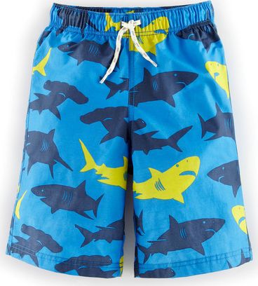 Mini Boden Bathers Blue/Yellow Giant Sharks Mini Boden,