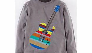 Big Print T-shirt, Cloud Guitar,Navy Drums