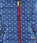 Mini Boden Chilly Days Gilet, Regatta Blue Spot 34587709