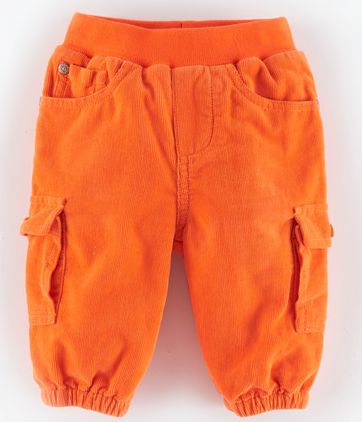 Mini Boden Cosy Lined Cord Trousers Satsuma Mini Boden,