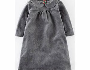 Mini Boden Cosy Velour Dress, Ash Marl 34440008