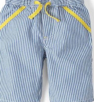 Mini Boden Fun Roll-up Trousers Blue Mini Boden, Blue